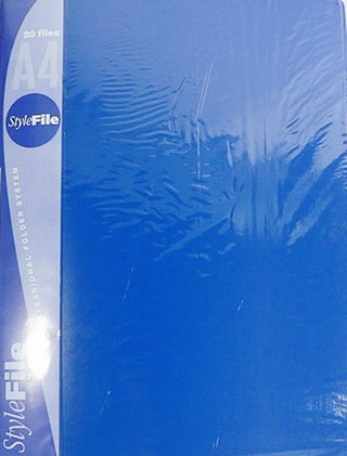 Папка пластиковая с 40 файлами 0,4мм Бюрок...