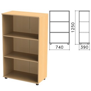 Шкаф (стеллаж) Монолит (ш740*г390*в1250 мм...