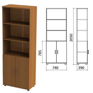 Шкаф полузакрытый Монолит, 740х390х2050мм,...