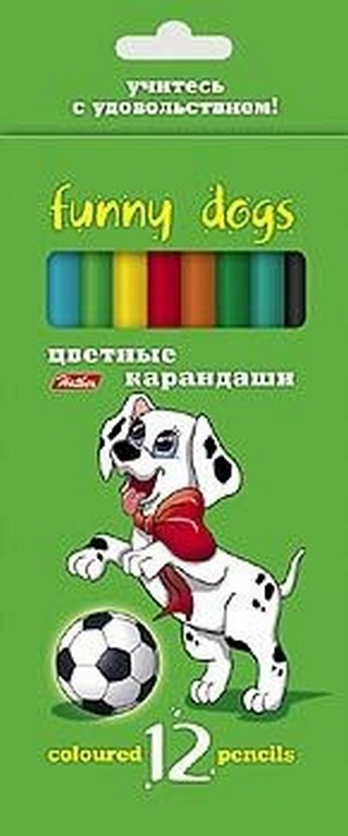 Карандаши цветные 12цв. Хатбер Далматинцы ...