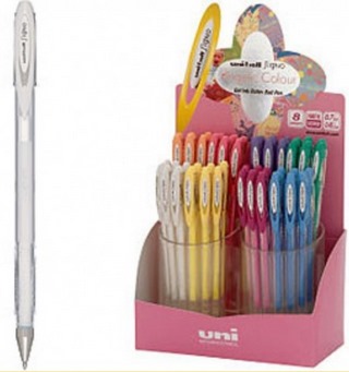Ручка гелевая UNI Signoцветная  в ассорт.