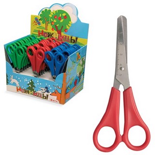 Ножницы 135 мм ПИФАГОР с линейкой арт.2309...