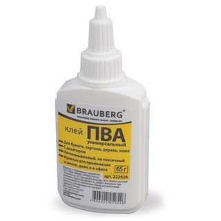 Клей ПВА 65гр Brauberg арт.222924