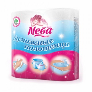 Полотенца бумажные  2-х сл. NEGA 2шт. 17.6...