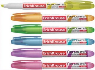 Маркер-выделитель 0.5-4ммERICH-KRAUSE желт...