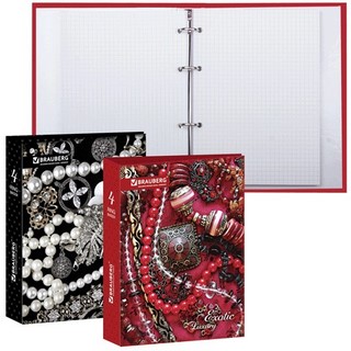 Тетрадь на кольцах 120л Роскошь Brauberg