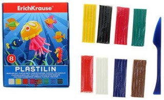 Пластилин  8цв. ЕК (Россия)