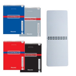 Блокнот А6 48л. клетка Контракт BRAUBERG