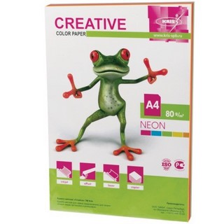 Бумага цветная CREATIVE 80г/м 50л.(5 цв.х1...