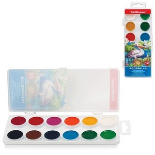 Краски акварельные ERICH KRAUSE School 12 ...