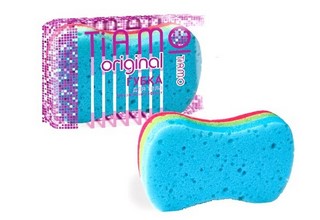 Губка для тела поролон TIAMO