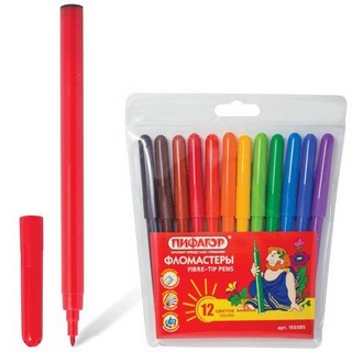 Фломастеры  12цв. Пифагор