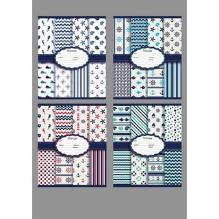 Тетрадь 12л линия Морская BG