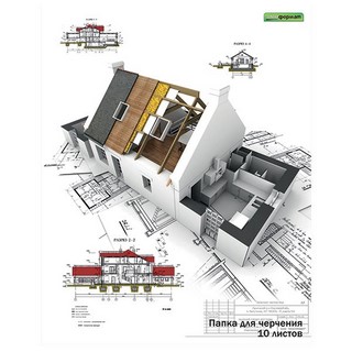 Папка для черчения А3 10 л бр 180г schollФ...