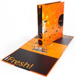 Папка-файл 50мм лам.картон ХАТБЕР