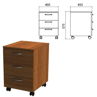 Тумба подкатная Эко (ш405*г455*в575 мм), 3...