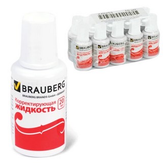Штрих Brauberg спиртовой 20мл c кисточкой ...