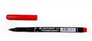 Маркер перманентный Centropen 1мм красный ...