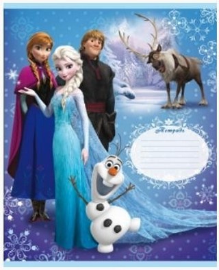 Тетрадь 24л клетка Холодное Сердце ПРОФ-ПР...