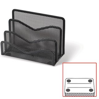 Подставка для бумаг и писем металл. 3-секц...