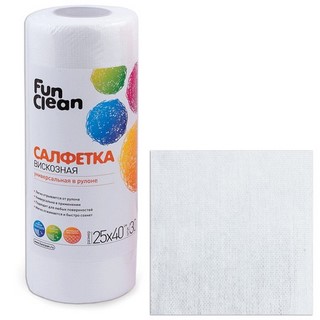 Салфетки универсальные FUN CLEAN вискоза в...