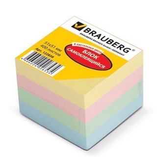 Блок с липкими листами 51х51мм 400л.BRAUBE...
