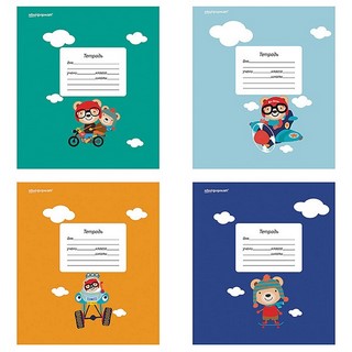 Тетрадь 18л клетка МАЛЕНЬКИЙ МИШКА in Форм...