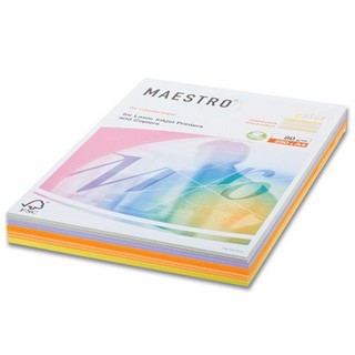 Бумага цветная Maestro 80г/м 250л. 5цв. Co...