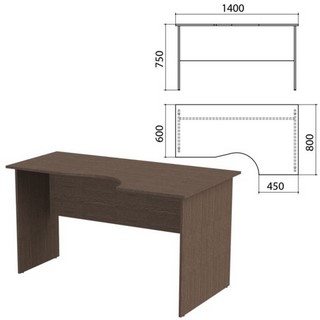 Стол письменный эргономичный Канц, 1400х80...