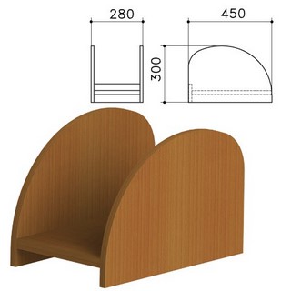Подставка под системный блок Канц, цвет ор...