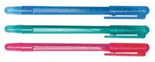 Ручка шариковая  СТАММ Конфети синяя асс.