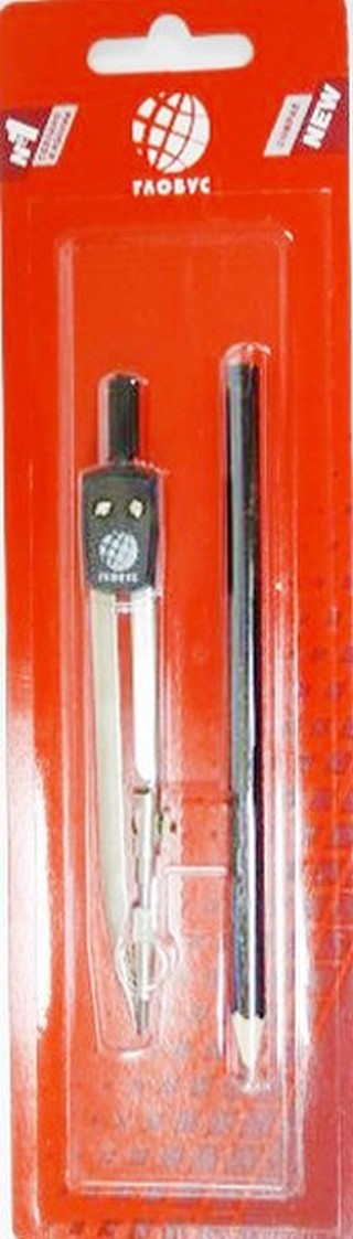 Готовальня 2предм. ГЛОБУС ЮНИОР(Россия)