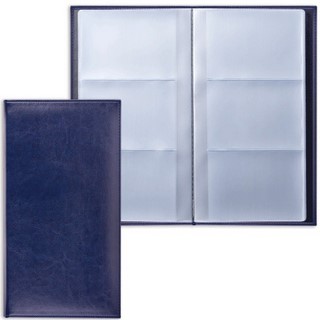 Визитница на 144 карт BRAUBERG 3-рядная гл...