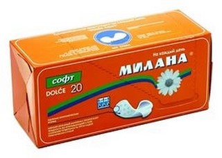 Прокладки ежеднев. МИЛАНА 20шт/уп.