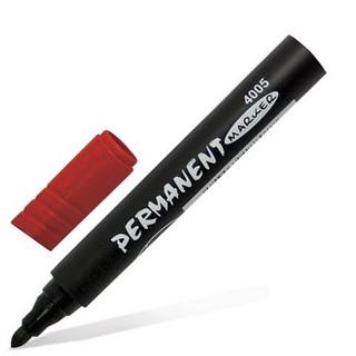 Маркер перманентный KOH-I-NOOR 2,5мм красн...