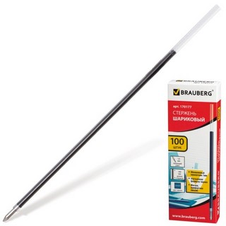 Стержень шариковый 140мм BRAUBERG синий дл...