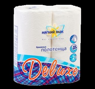 Полотенца бумажные  2-х сл. Мягкий знак DE...