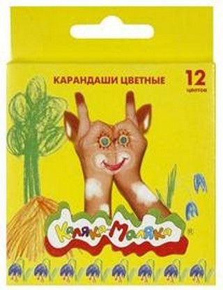 Карандаши цветные 12цв. Каляка-Маляка коро...