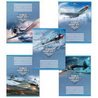 Тетрадь 12л клетка Самолеты ХАТБЕР