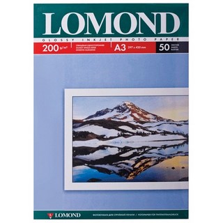 Фотобумага А3 50л 200г/м2 Lomond глянцевая...