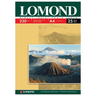 Фотобумага А4 25л 230г/м2 Lomond глянцевая...
