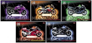 Альбом для рисования 16л. Мотоциклы ХАТБЕР...