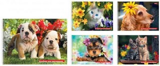 Альбом для рисования 32л. Зверье мое на сп...