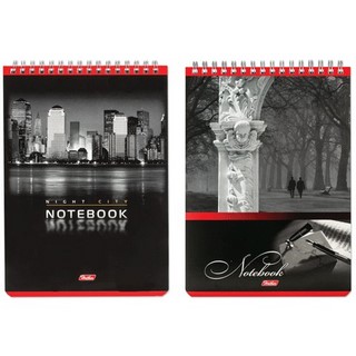 Блокнот А5 80л. клетка Ночной город на гре...