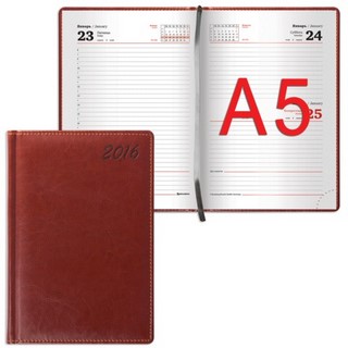 Ежедневник А5 176л. 2016 BRAUBERG цвет, ас...