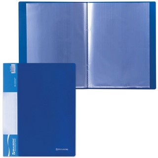 Папка пластиковая с 10 файлами 0,7мм Braub...