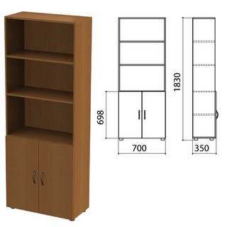 Шкаф полузакрытый Канц, 700х350х1830мм, цв...