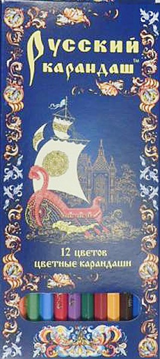 Карандаши цветные 12цв. ТОМСК Русский Кара...
