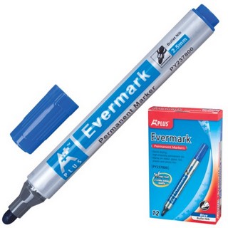 Маркер перманентный BEIFA 2,5мм синий