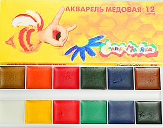 Краски акварельные 12цв. Каляка-Маляка (Ро...